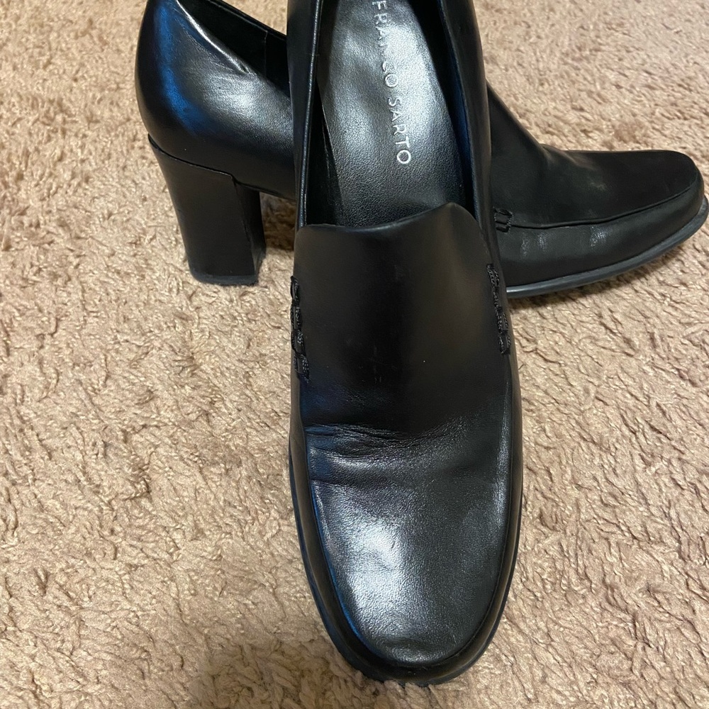 Black Franco Heels